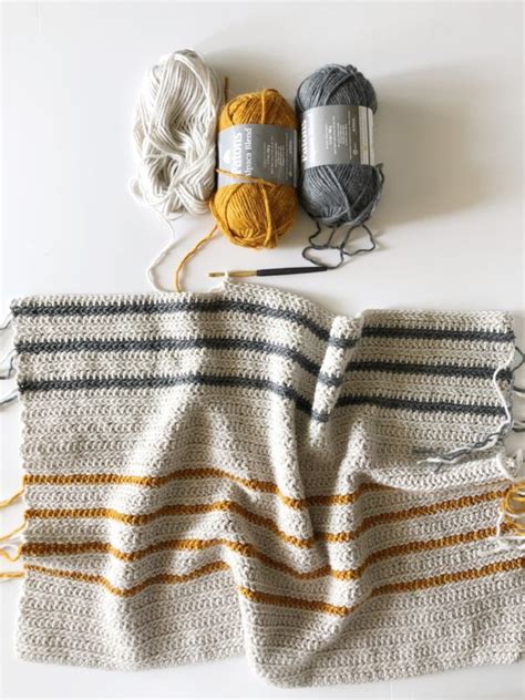 Annie S Crochet Herringbone Half Throw Daisy Farm Crafts