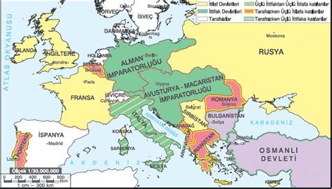 Ekvator harita'nın üretmiş olduğu atlasların bir sayfasınıda macaristan haritası oluşturmaktadır. Birinci Dünya Savaşı Öncesinde Genel Durum - Tarih Bilimi