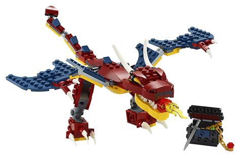 This item lego creator 3in1 fire dragon 31102 building kit, cool buildable toy for kids, new 2020 (234 pieces). LEGO Creator Fire Dragon by LEGO 31102 - Eugene Toy & Hobby