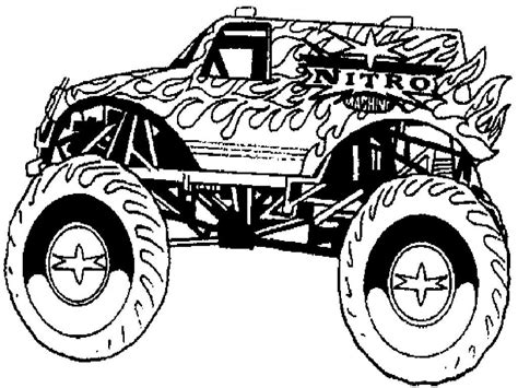 Printable Monster Truck Coloring Pages for Kids - http://www.eshopscrubs.com/printable-monster