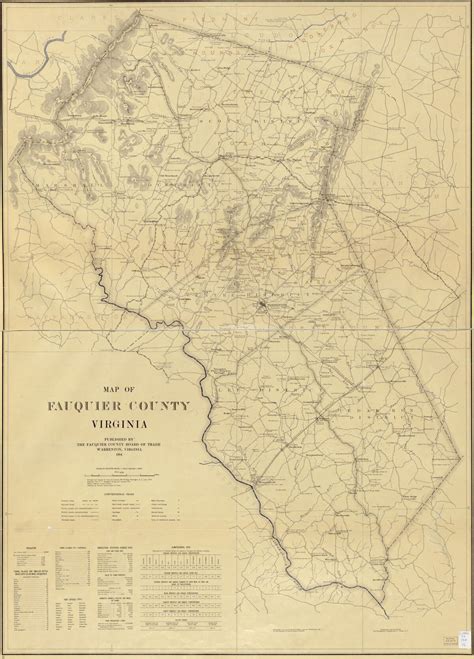1914 Fauquier County Board Of Trade Map Auburn Virginia Wiki Fandom