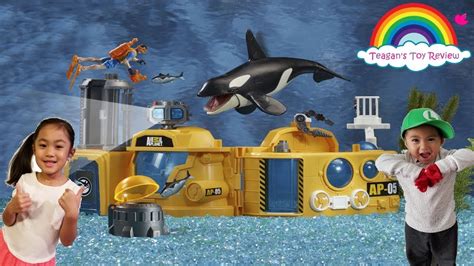 Animal Planet Deep Sea Lab Mega Playset Toy Review Youtube