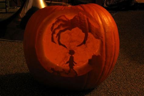 Image Detail For Coraline Pumpkin By StephieT On DeviantART Scary