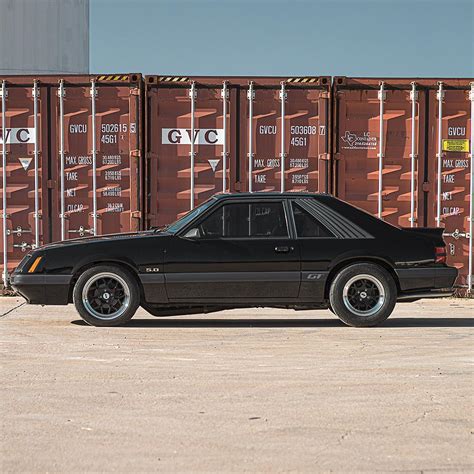 Mustang Sve 4 Lug Drag Comp Wheel Kit Gloss Black 79 93