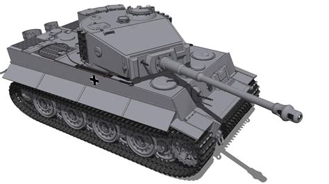 Tiger Tank Panzerkampfwagen Vi Ausf E Late Production 3d Warehouse