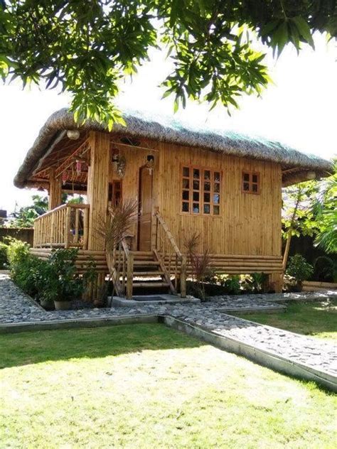 Pin By Loia Oro On Bahay Kubo Nipa Hut Bamboo House Design Hut House