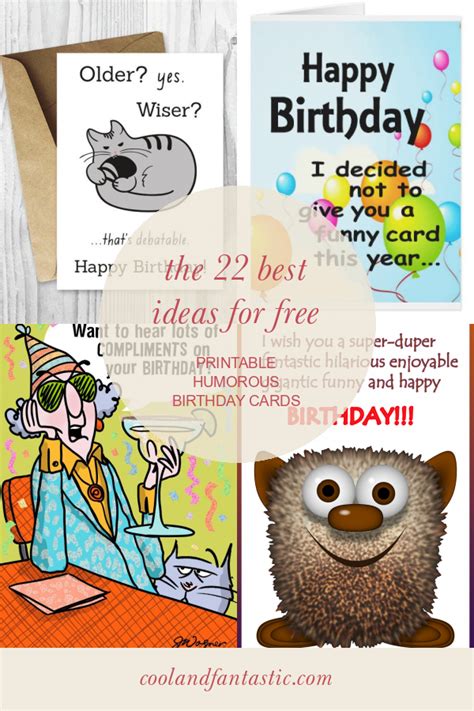 Funny Printable Birthday Cards Free Printable World Holiday