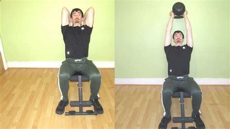 Kettlebell Tricep Extension Overhead Lying One Arm