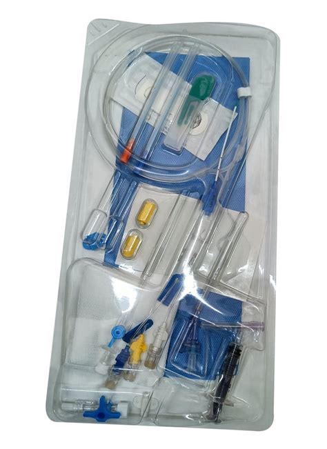 3 Way Foley Polyurethane Central Venous Catheter Cvc Kit For Hospital