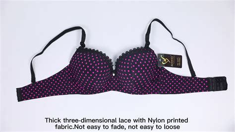 Binnys Hot Sells Pink Dot Printed 34c Thin Cup Sexi Girl Underwire Bra Buy Bra Ladeissexi