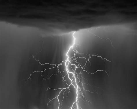 Lightning Strikes Lightning Photography Black And White