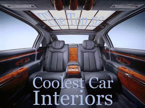 Top 50 Coolest Car Interiors Illustrated List