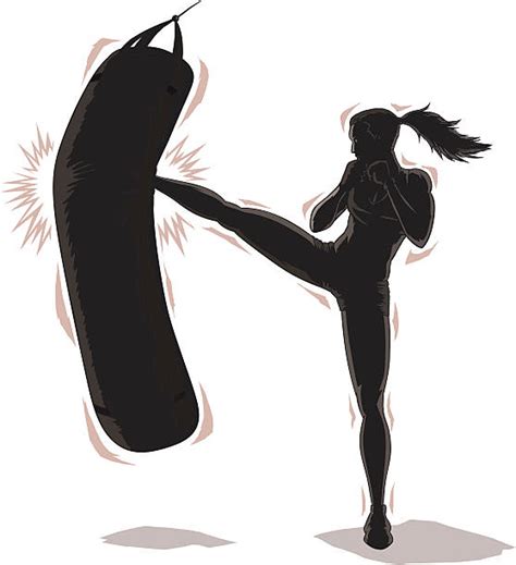 Royalty Free Kickboxing Clip Art Vector Images And Illustrations Istock