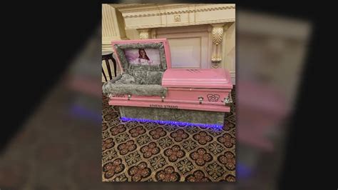 Athena Strand Funeral Service For 7 Year Old Included A Custom Pink