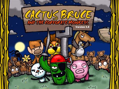 Our hero cactus mccoy very badly needs your help. Cactus Bruce and the Corporate Monkeys | GameHouse