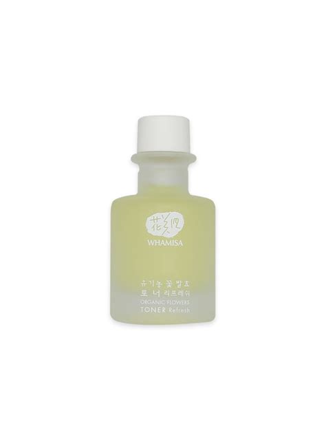 Vegan cleansing toner for normal/sensitive skin. Whamisa Organic Flowers Toner Refresh