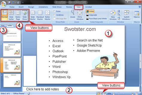 Lesson 6 Powerpoint Views Swotster