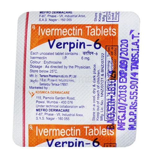 A potent new antiparasitic agent. Ivermectin Tablet : Free E-newsletter