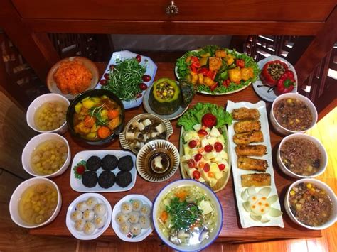 Mâm cỗ, bài khấn, kiêng kỵ. 7 mâm cỗ chay cúng Rằm tháng Giêng 2021 đẹp mắt dễ làm