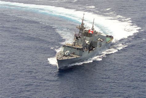 Royal Canadian Navy warship spills fuel into Halifax ...