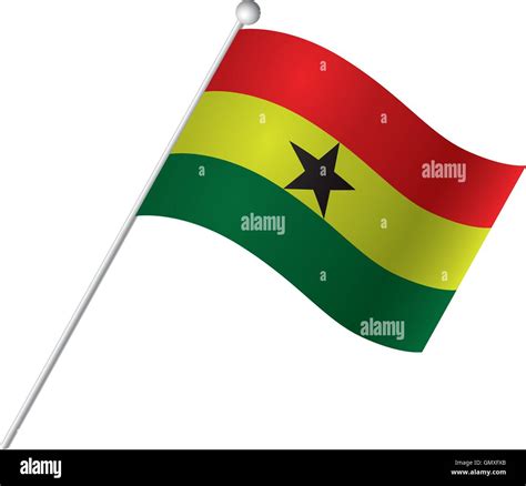 Isolated Flag Of Ghana Vector Illustration Stock Vector Image And Art
