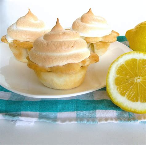 Individual Mini Lemon Meringue Pies Small Batch Yield 6 Mini Pies