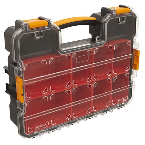 Sealey Parts Storage Case With Fixed And Removable Compartments Rsis