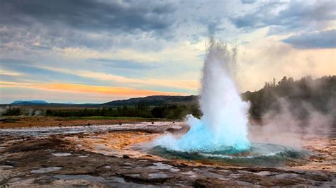 Geyser in Iceland - YouTube