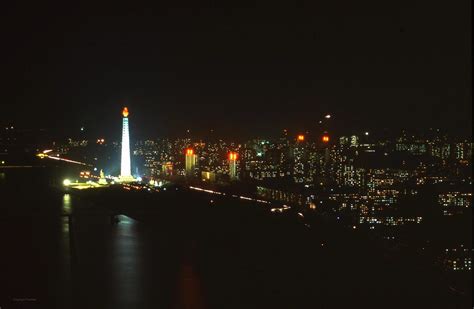 Pyongyang At Night Dprk Dec 2003 Scanned Slide Frühtau Flickr