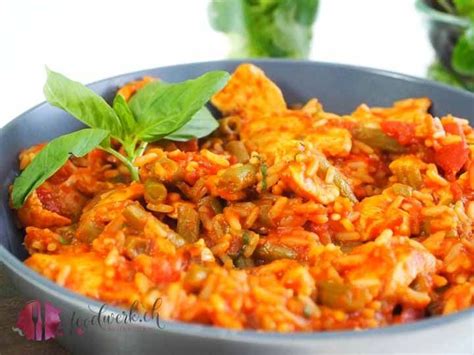 Gerichte Mit Hähnchen Und Reis