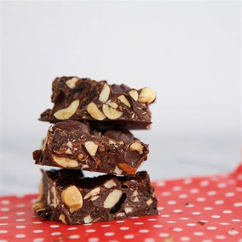 Homemade Dark Chocolate Chunky Bar Homemade Dark Chocolate Chunky