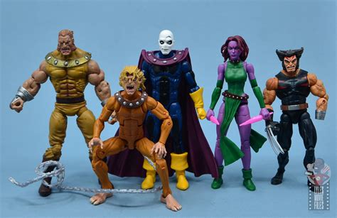 Marvel Legends Morph Figure Review Scale With Sabretooth Wild Child