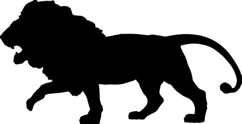 Silhouette African Wild Dog Lion Clip Art King Of Animals Png