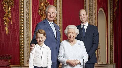 Portrait Of Queen And Three Heirs Marks The Start Of A New Decade Bbc News