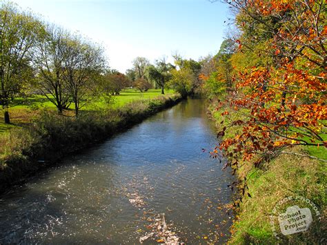 Free Flowing Creek Photo Small River Picture Autumn Panorama Royalty