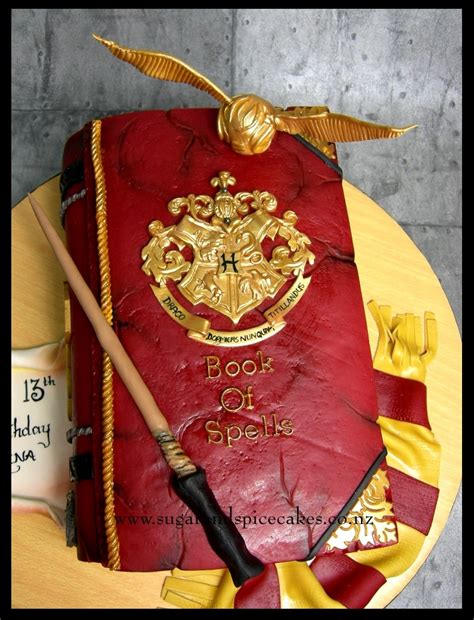 A spell book is a great addition to a harry potter party and take home gift for party guests. Harry Potter - Book Of Spells Cake - CakeCentral.com