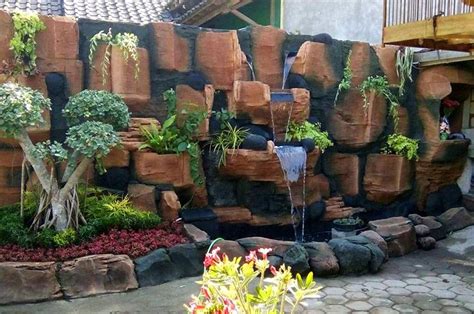 Aliran air gemericik by amaxu. 35 Gambar Taman Tebing Air Terjun Buatan - TUKANG TAMAN ...