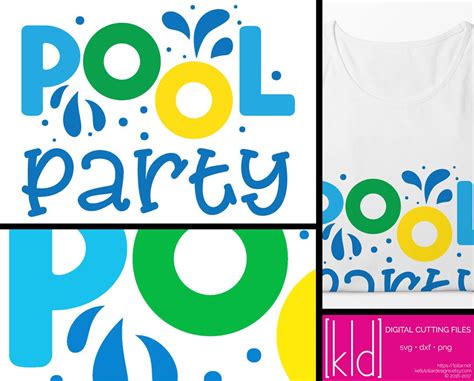Pool Party Svg Pool Svg File Swimming Pool Svg Summer