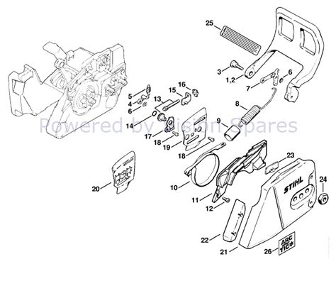 Stihl 021 Chainsaw Parts Breakdown