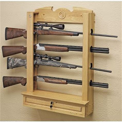 Locking solid pine concealed gun storage locking gun storage | etsy. Locking Wall Gun Rack Plans - WoodWorking Projects & Plans