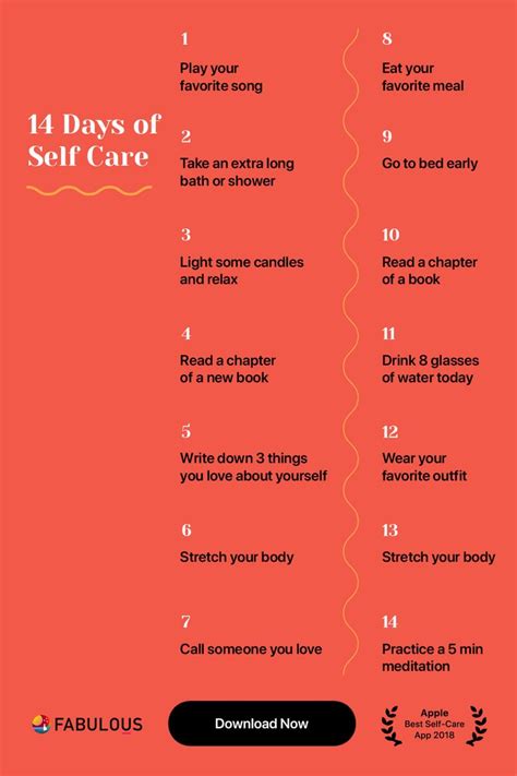 14 Days Of Self Care Self Improvement Tips Self Care Activities Self Care