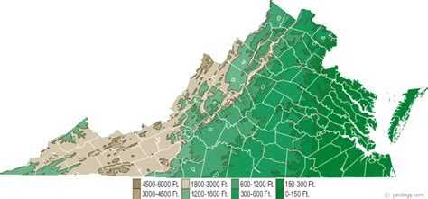 Elevation Map Of Virginia Living Room Design 2020