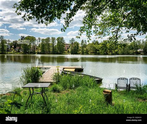 Lake Bodden In Birkenwerder Brandenburg Germany Stock Photo Alamy