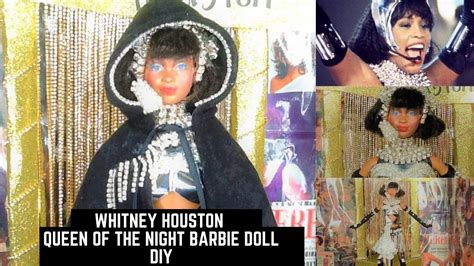Whitney Houston Queen Of The Night Doll Diy Youtube