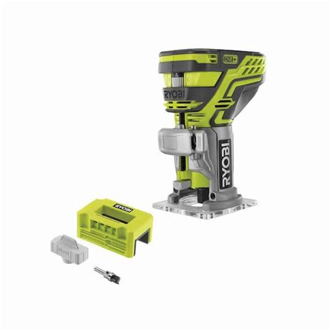Ryobi One 18v Cordless Fixed Base Trim Router Tool Only With Tool