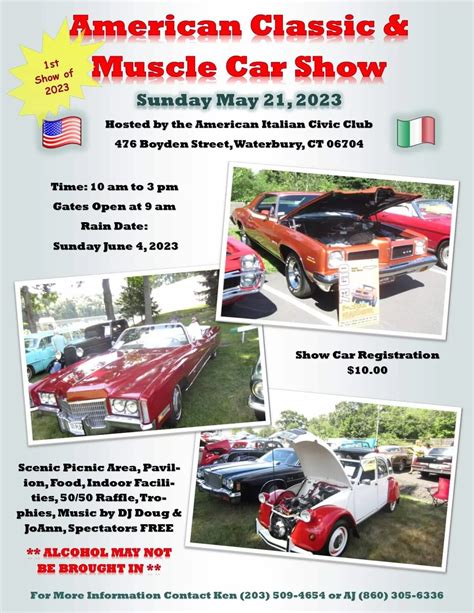 Ct Waterbury American Classic And Muscle Car Show