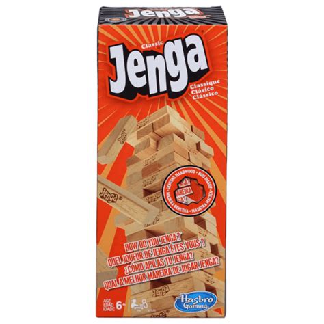 Jenga Classic Game Best Strategy Board Games Ages 6