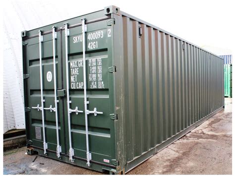 New 40ft Shipping Containers 40ft New Iso Container S2 Doors £4295