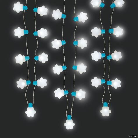 Light Up Snowflake Necklaces 6 Pc Oriental Trading