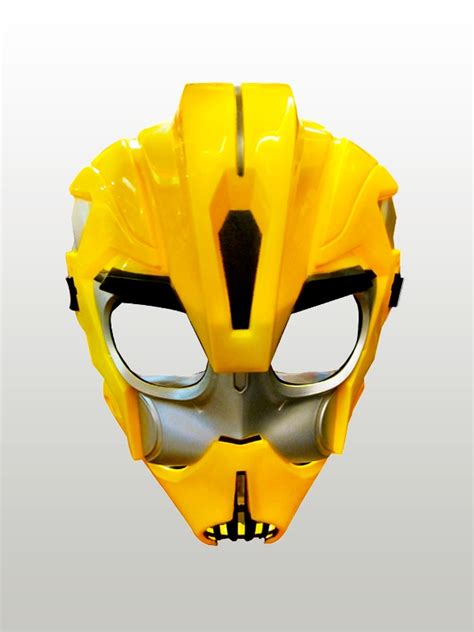Transformers Bumblebee Battle Mask Yellow Pinterest